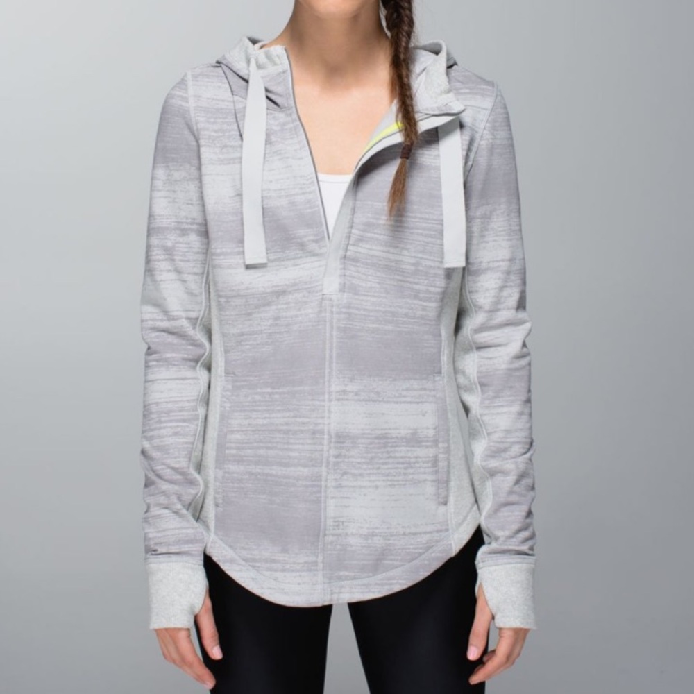 Lululemon Post Sweat Pullover Hooded Sweater size 4